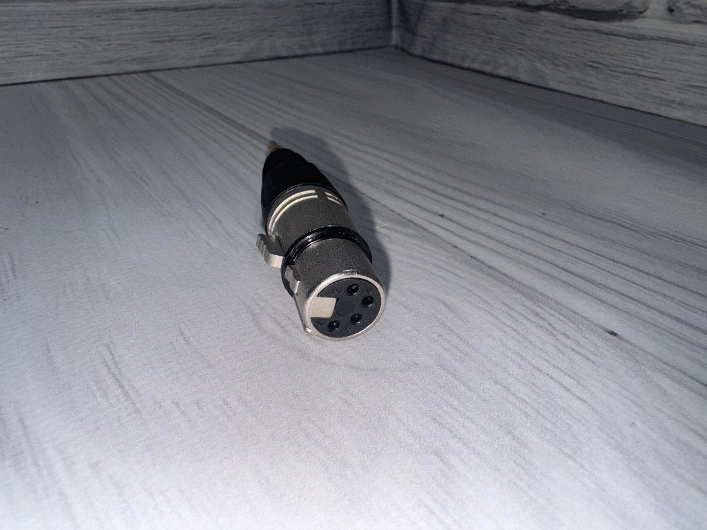 XLR naar 3.5 Neutrik adapter audio-adapter, TV, Hi-fi & Vidéo, Enlèvement, Comme neuf, Moins de 2 mètres, Autres câbles