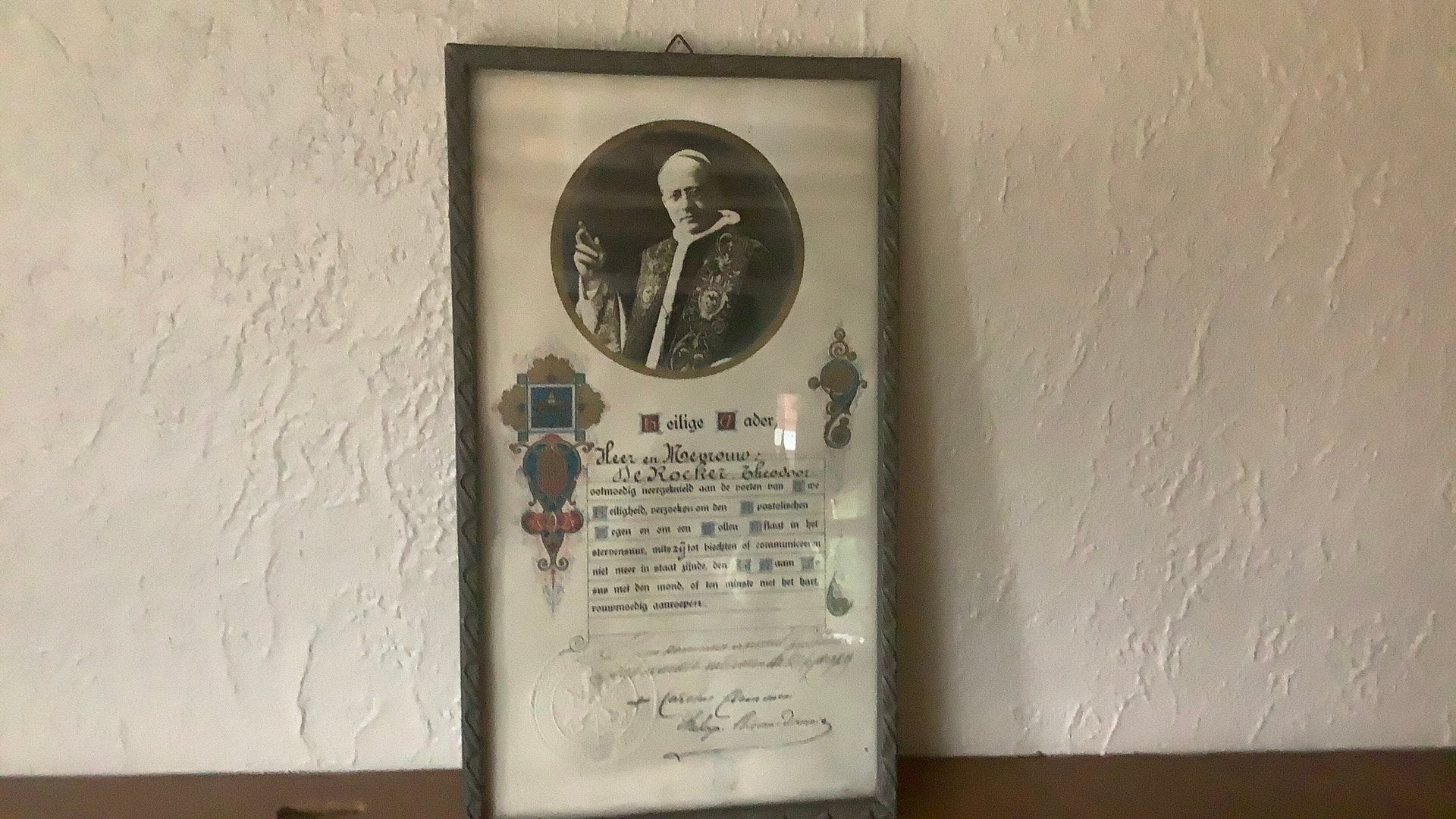 Document met een apolistische zegel, Ophalen, Gebruikt