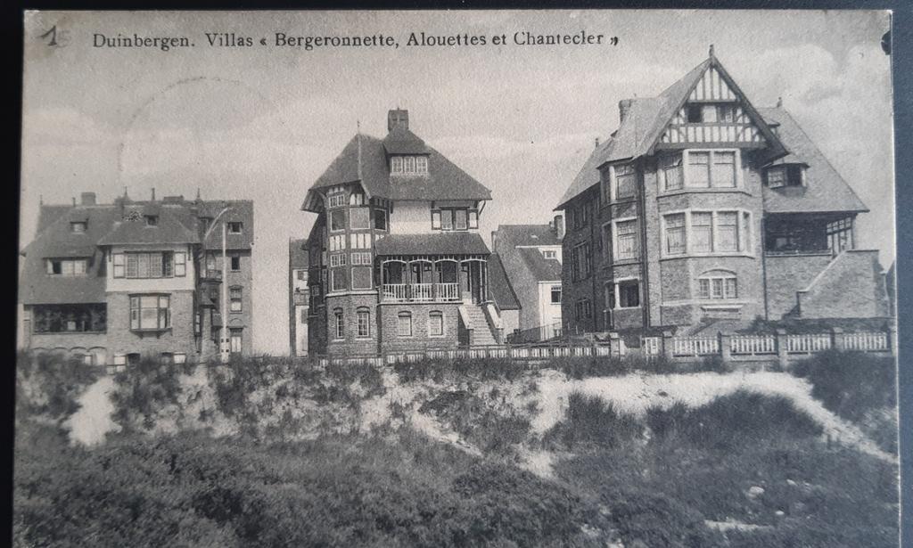 KNOKKE DUINBERGEN Les villas 1913, Collections, Cartes postales | Belgique, Envoi