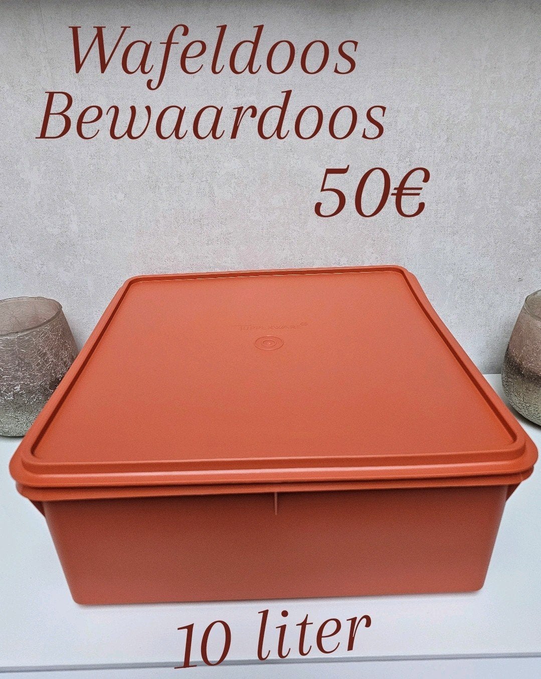 Tupperware wafeldoos, Enlèvement ou Envoi, Neuf