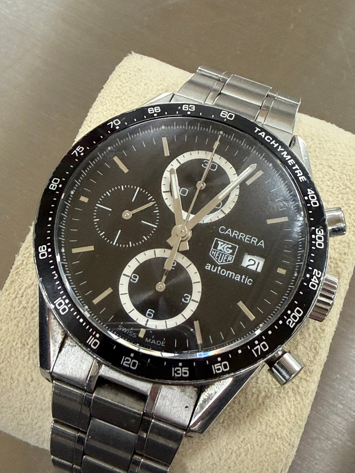 Tag Heuer - Montre-bracelet automatique Carrera Calibre 16, Enlèvement ou Envoi, Comme neuf, Montre-bracelet, TAG Heuer