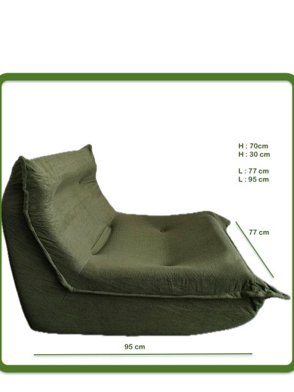 1-zits schuimbank in nieuwstaat (90 x 80 x 75/30 cm), Huis en Inrichting, Ophalen, Eenpersoons, 75 tot 100 cm, Zo goed als nieuw