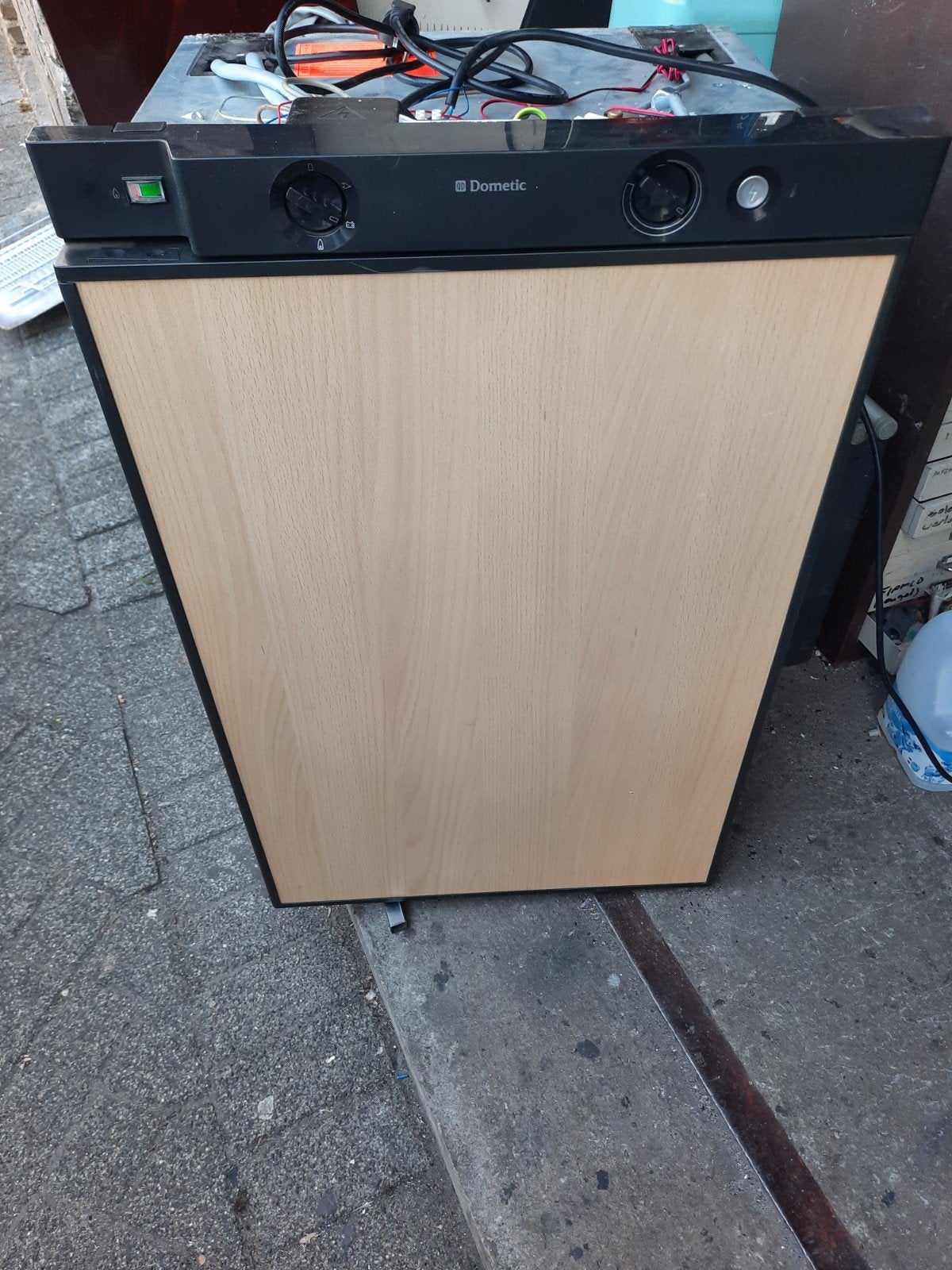 dometic absorptie camper caravan koelkast op gas 12v 220v, Ophalen, Gebruikt