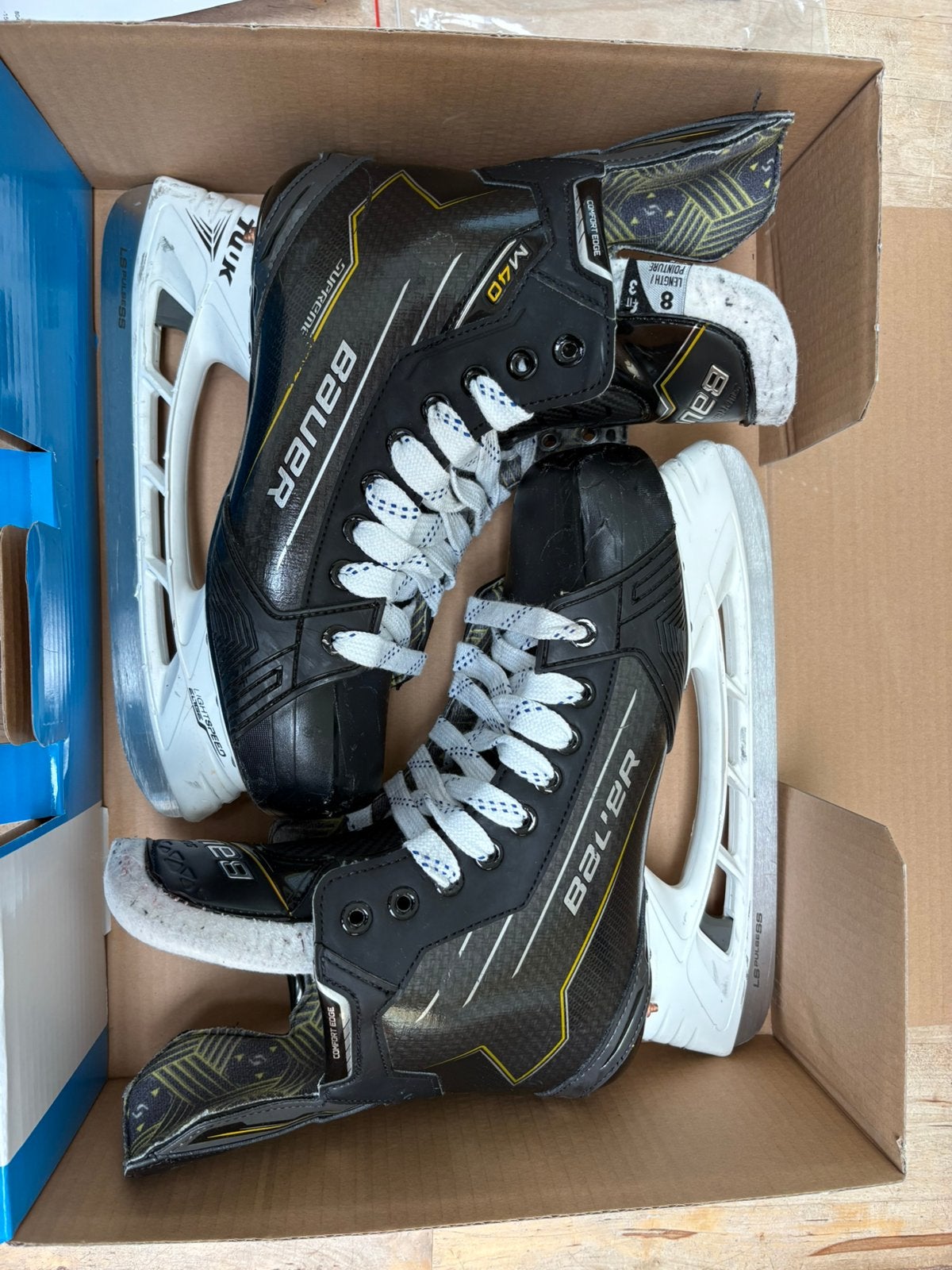 Supreme M40 Skate Sr Fit 3 (8.0), Ophalen, Gebruikt, IJshockeyschaatsen, Bauer