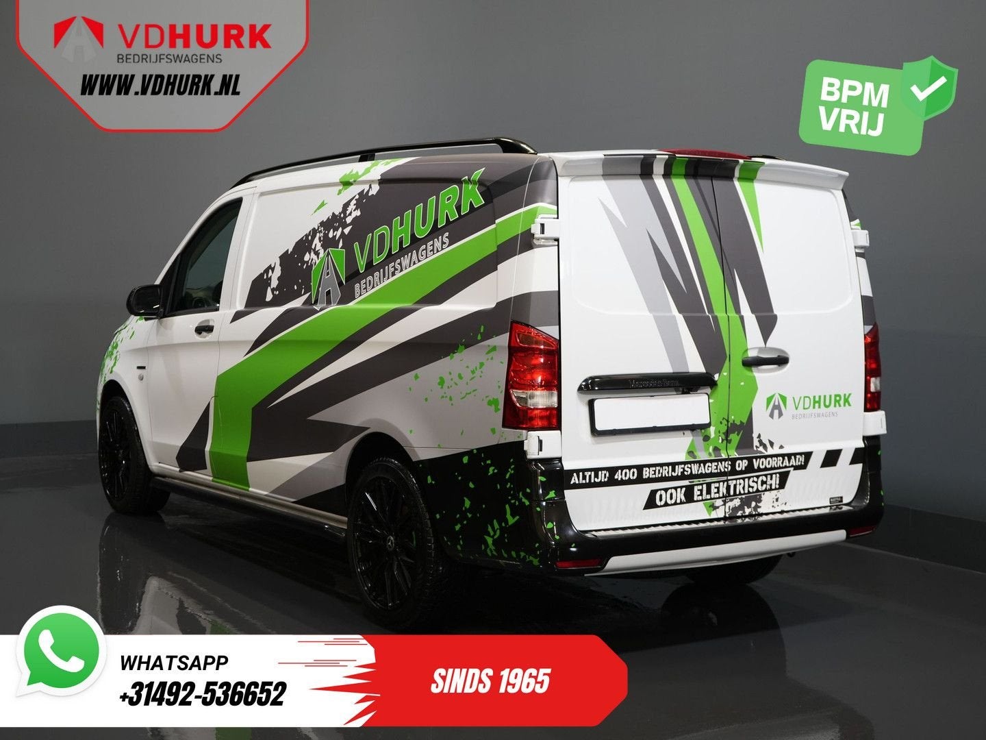 Mercedes-Benz eVito DEMO BPM VRIJ! 19"/ HG Zwart Pakket/ Spo, Automaat, Wit, Mercedes-Benz, Onderhoudsboekje