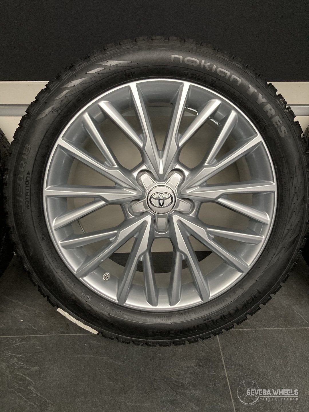 18” originele Toyota C-hr velgen + winterbanden 5x114.3 TPMS, Pneus et Jantes, Pneus hiver, Véhicule de tourisme, -