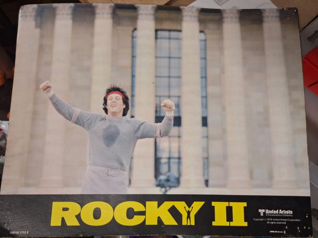 Rocky II cinema kaart, Ophalen, Film