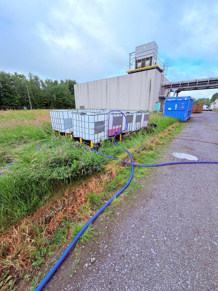 12x IBC 1000L, 150 litres ou plus, Enlèvement ou Envoi, Comme neuf, Autres matériaux