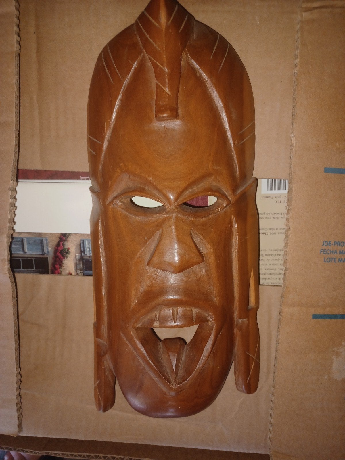 Zuid Afrika Masker jaren 70, Ophalen of Verzenden, Hout