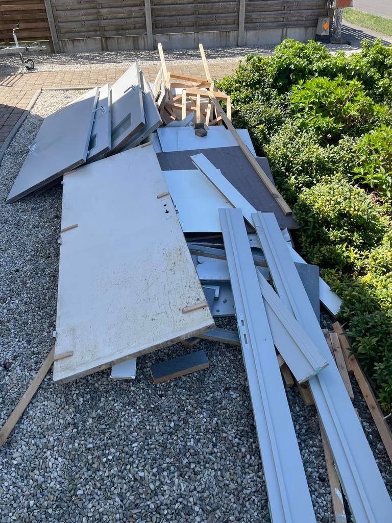 Gratis hout, Tuin en Terras, Brandhout, Ophalen
