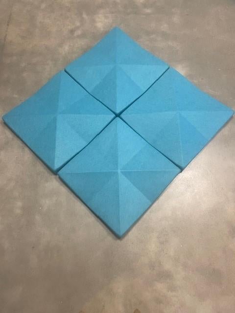 Akoestisch wandpaneel merk Feltouch, Huis en Inrichting, Ophalen, Nieuw, Geluiddempend, Blauw