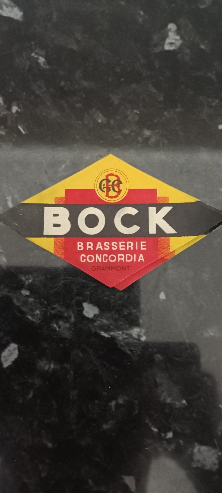 oud bieretiket bock br Concordia Geraarsbergen/ grammont, Collections, Enlèvement ou Envoi