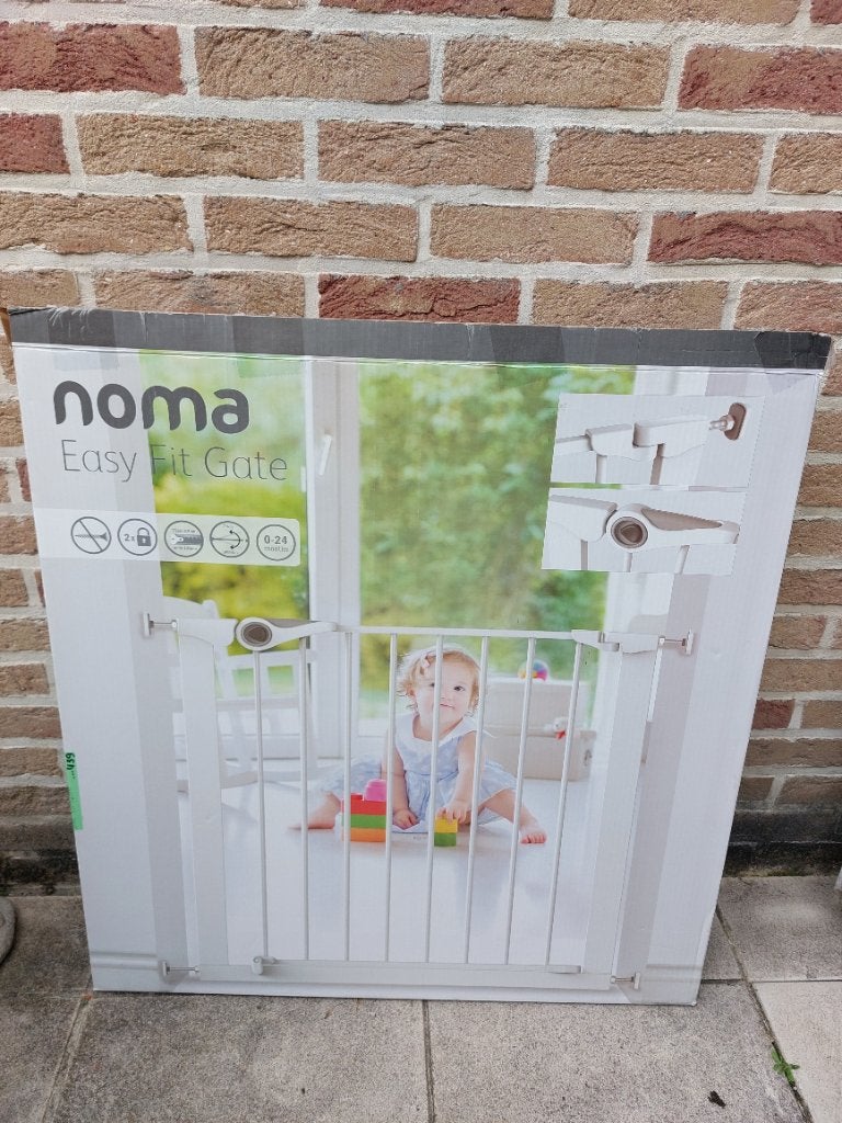 Noma hekje easy fit- wit  NIEUW, Kinderen en Baby's, Traphekjes, Ophalen, Nieuw, Minder dan 100 cm, Klemhekje