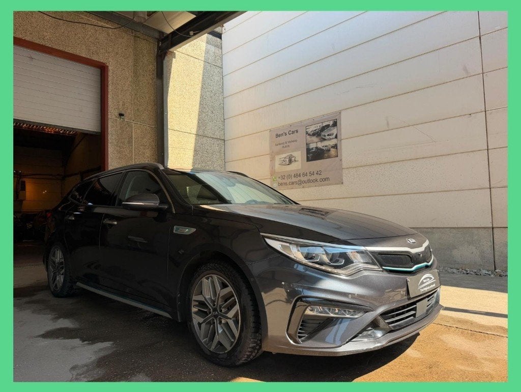 Kia Optima SW PHEV 2.0 GDi Btw.Aftrekbaar * GPS/Camera *, Cuir, Argent ou Gris, Achat, Euro 6
