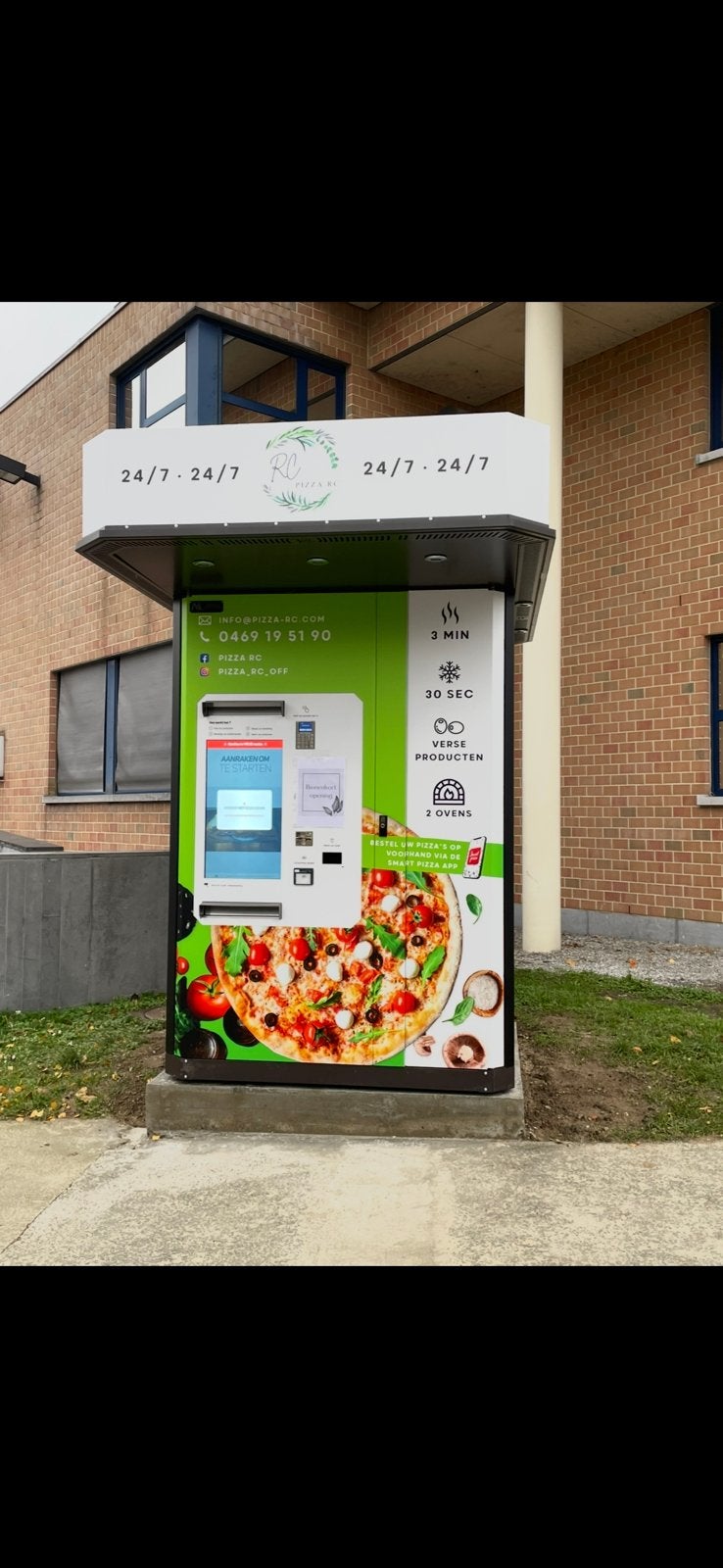 Distributeur automatique de pizzas APITECH JULIA  2 fours, Enlèvement