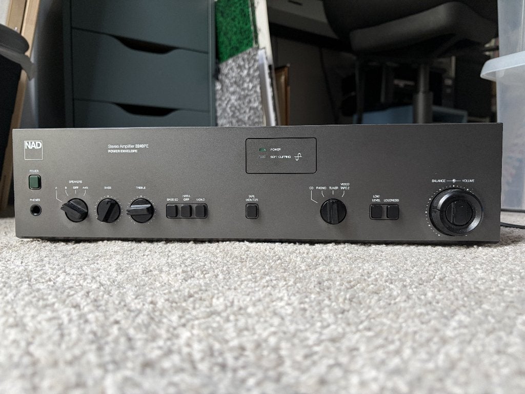 NAD - stereo amplifier 3240PE, Gebruikt, Ophalen, Overige merken, Minder dan 60 watt