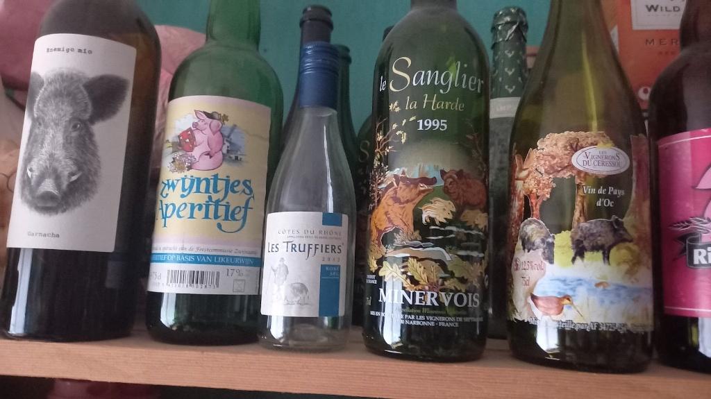 verzameling originele flessen, Enlèvement