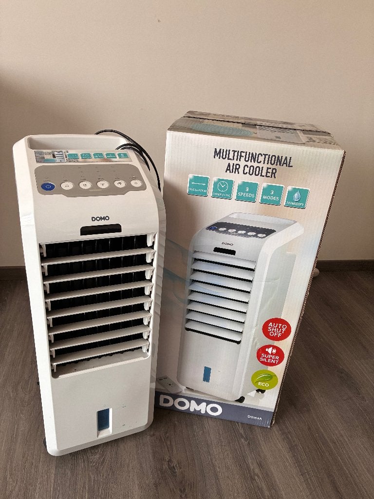 Mobiele air cooler, Ophalen, Ventileren, 3 snelheden of meer, Afstandsbediening
