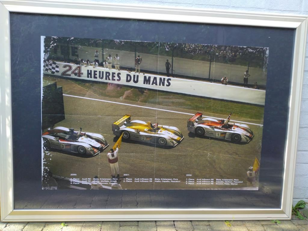 24 heures Le Mans poster, Verzamelen, Ophalen, Gebruikt, Deurposter of groter, Rechthoekig Liggend
