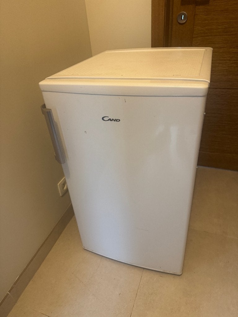 koel-vriescombinatie: Candy CCTOS 502 WH, Gebruikt, 75 tot 100 liter, 45 tot 60 cm, Met vriesvak