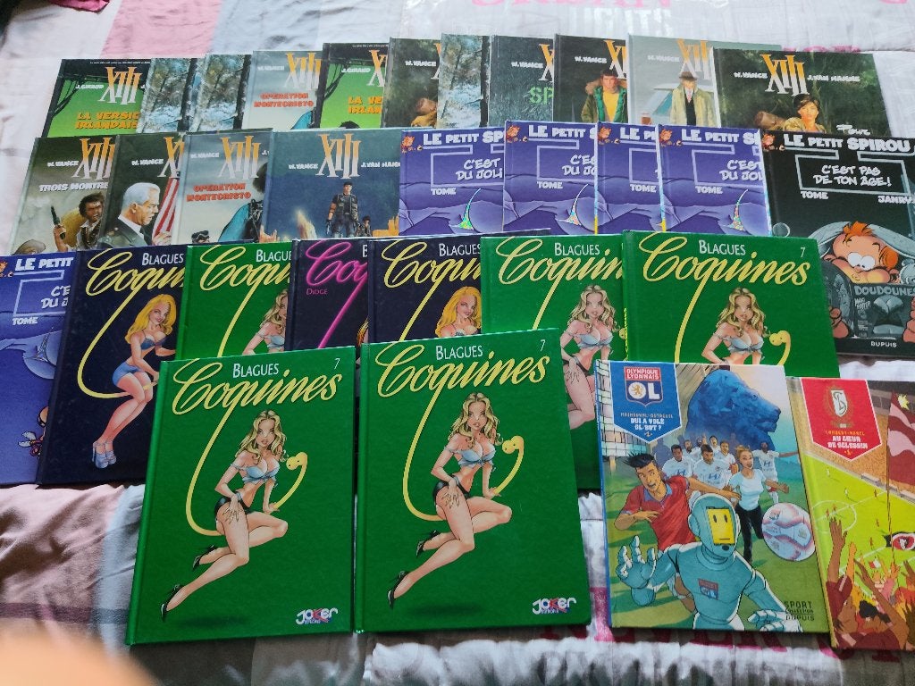 lot de 29 bd  XIII  - blagues coquines- petit spirou, Livres, Enlèvement, Neuf