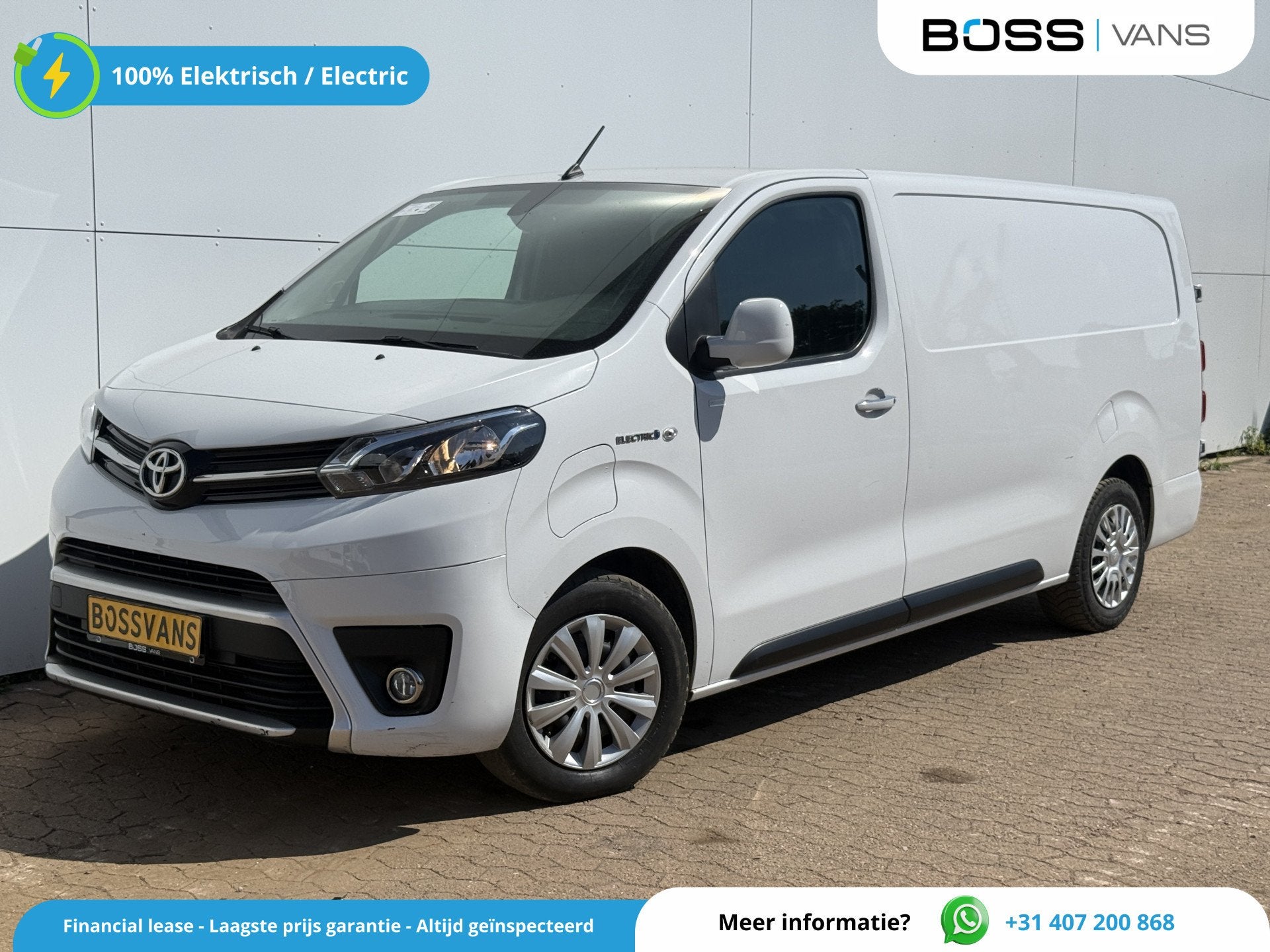 Toyota ProAce Electric 75kWh 136PK L2 Elektrisch 93.0% (SOH), Autos, Camionnettes & Utilitaires, 100 kW, 330 km, Achat, Entreprise