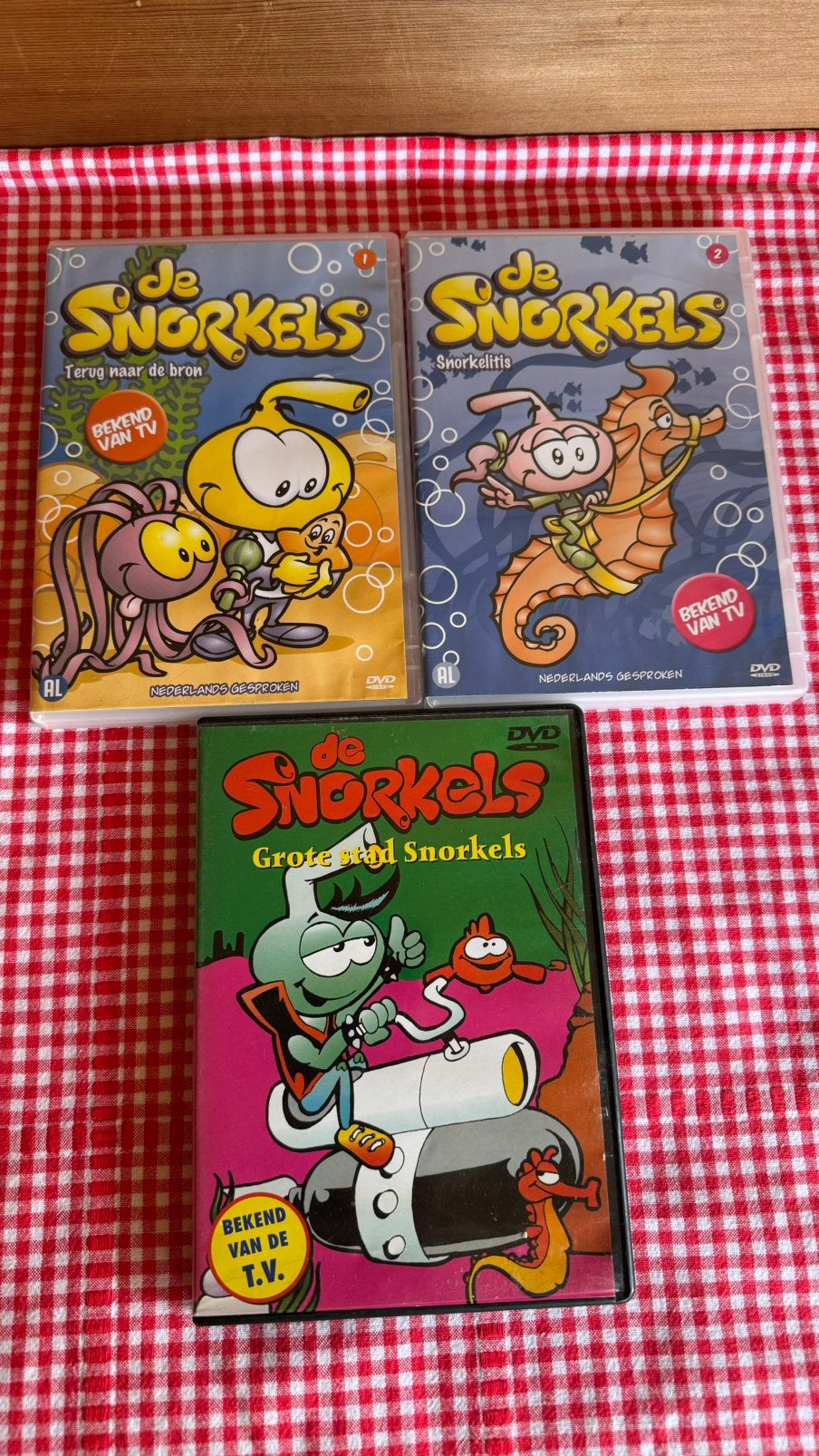 De snorkels 3 DVD’S, Cd's en Dvd's, Ophalen, Gebruikt, Alle leeftijden, Overige genres