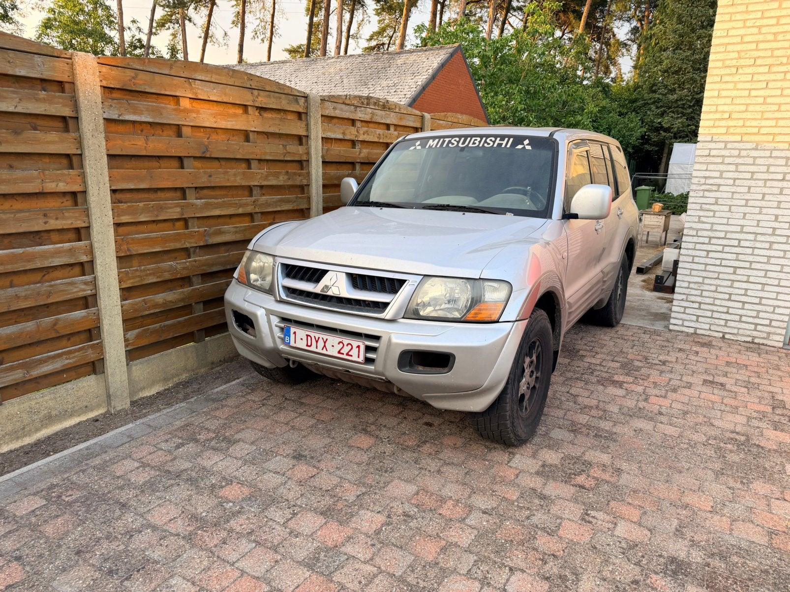 Mitshubishi pajero, Auto's, Automaat, Zwart, Leder, Diesel
