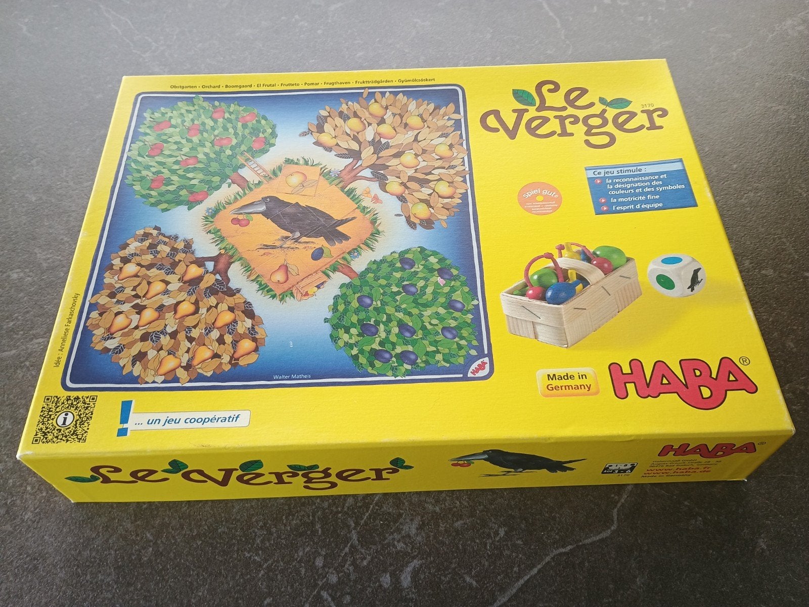 jeu pour enfants ' le verger', Enlèvement
