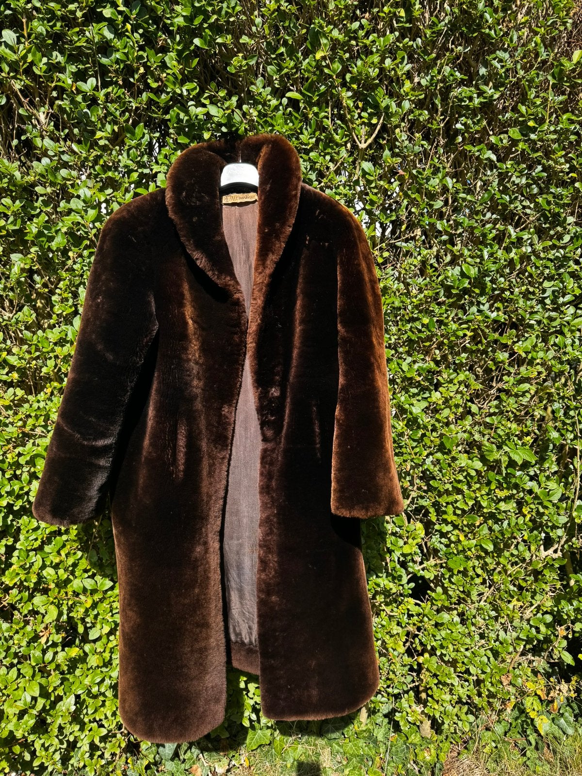 Manteau vintage marron chocolat, Enlèvement ou Envoi, Comme neuf