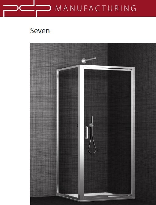 Nieuwe douche cabine - glaswand PDP sea1, Ophalen, Nieuw, Glas, Douche