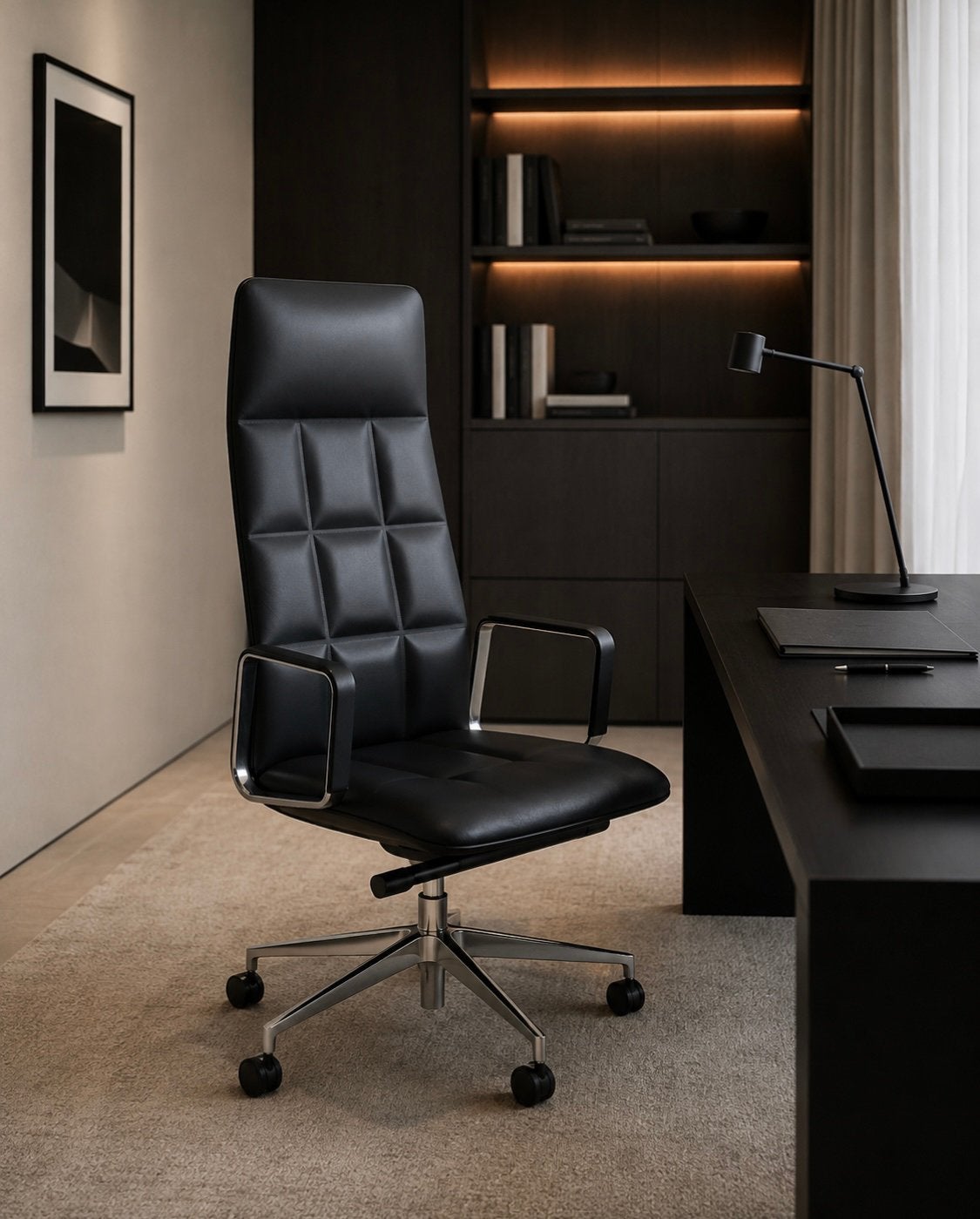 Walter Knoll Président Président du bureau exécutif, Gris, Enlèvement, Utilisé, Chaise de bureau