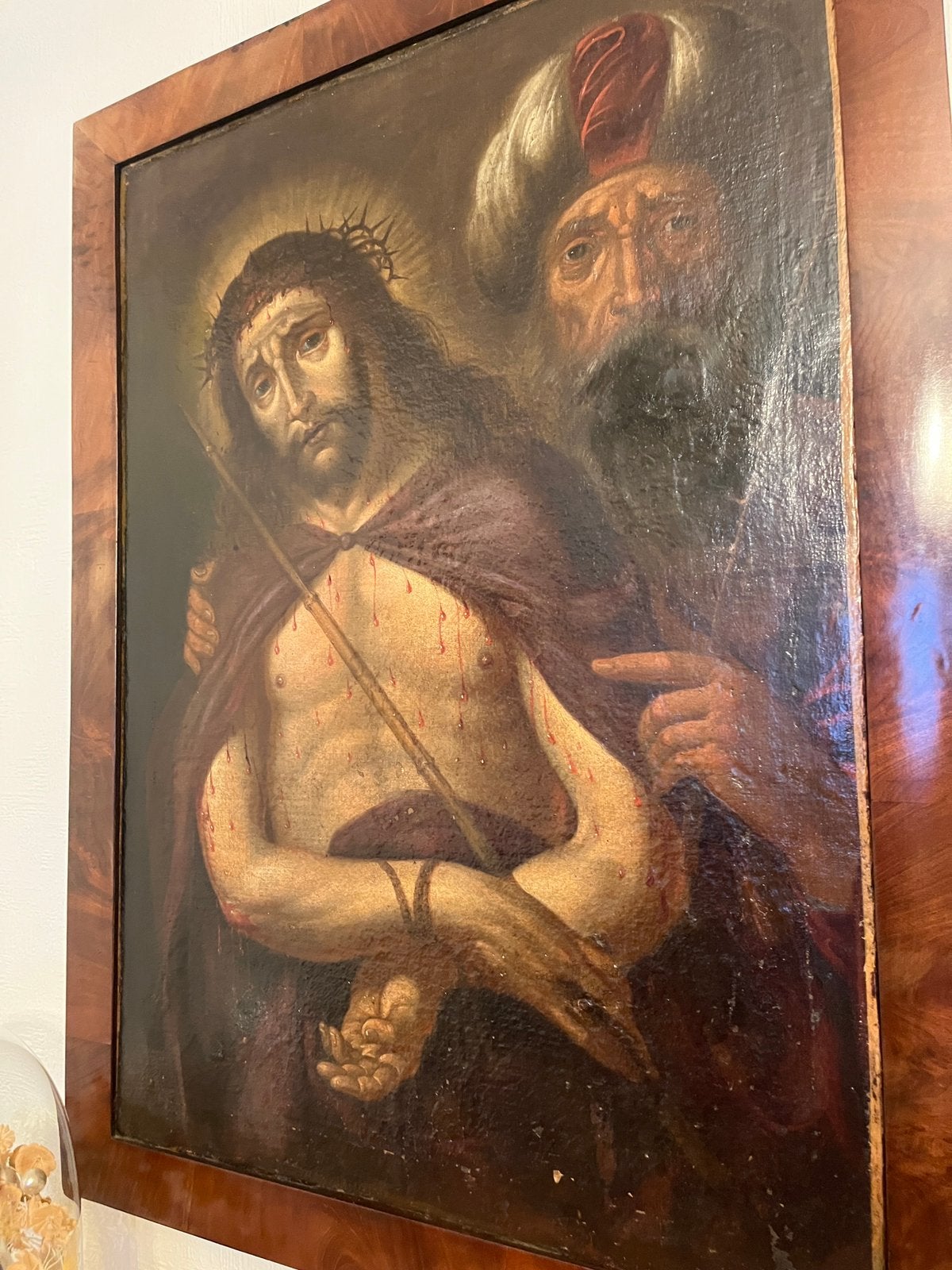 Antiek 17de eeuws ‘Vlaamse school’ christus met beul, Antiek en Kunst, Ophalen of Verzenden