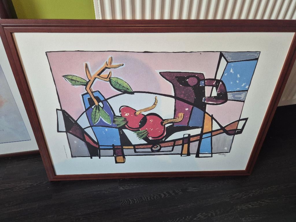 Moderne muurkader, Ophalen