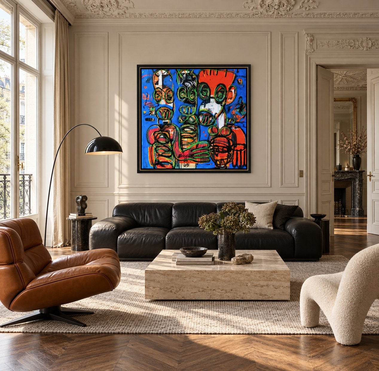 ABOUDIA - SANS TITRE - 2021, Antiquités & Art, Art | Peinture | Moderne, Enlèvement ou Envoi