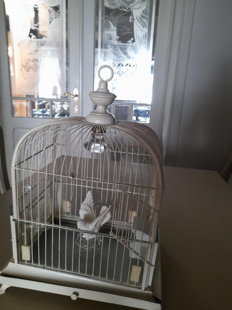Antique vogelkooitje ., Dieren en Toebehoren, Vogels | Hokken en Kooien, Ophalen