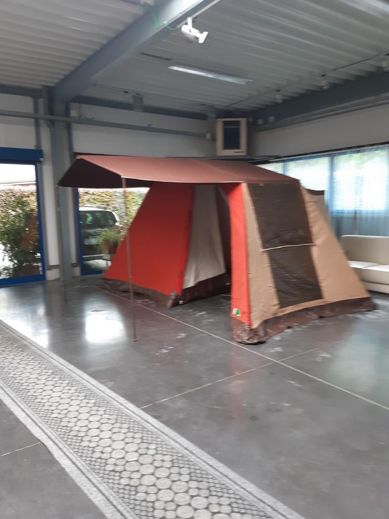 Raclet 4 persoons tent, Caravans en Kamperen, Tenten, Ophalen, Gebruikt, Tot en met 4
