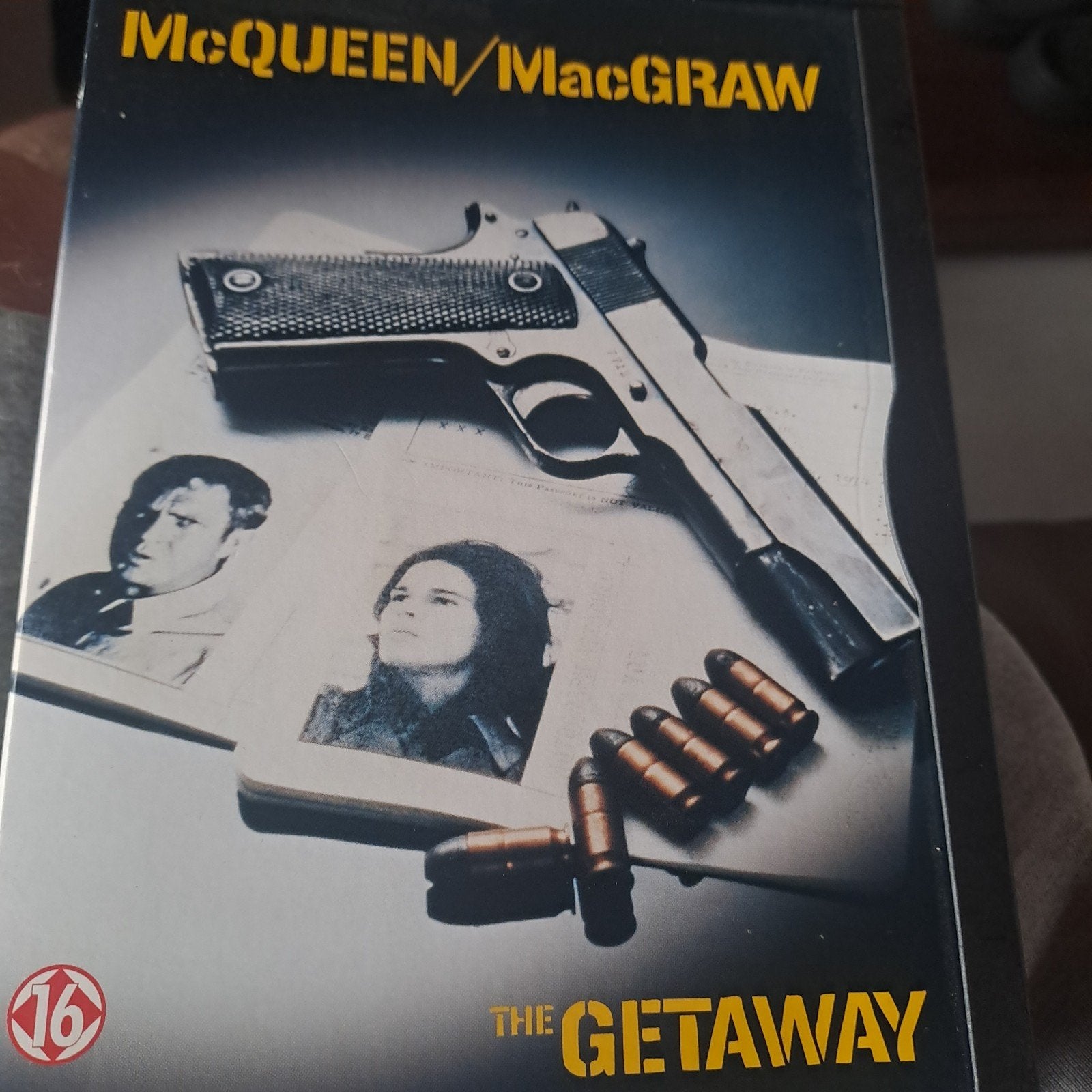 The getaway 1972 dvd als nieuw krasvrij 3eu, Ophalen of Verzenden, 1960 tot 1980, Zo goed als nieuw, Actie en Avontuur