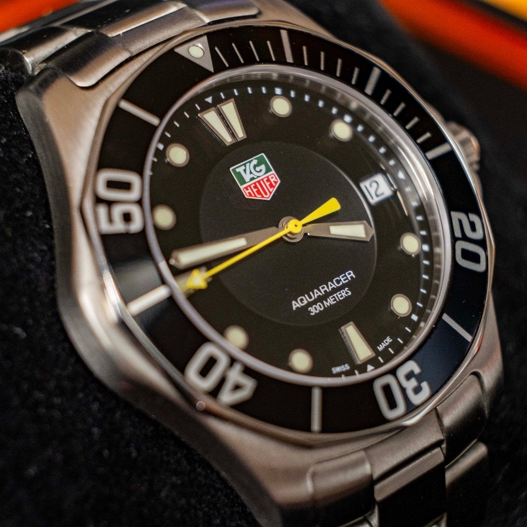 Tag Heuer Aquaracer, Montre-bracelet, Enlèvement ou Envoi, Acier, Acier