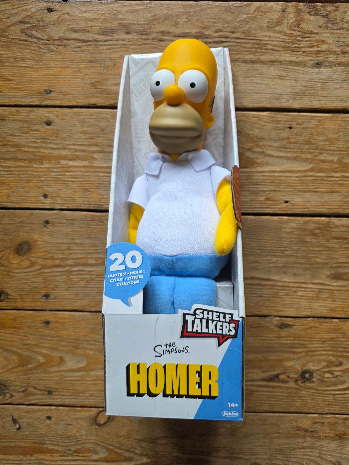 Figurine parlante Homer Simpson de la série Les Simpsons.Ell, Collections, Enlèvement ou Envoi