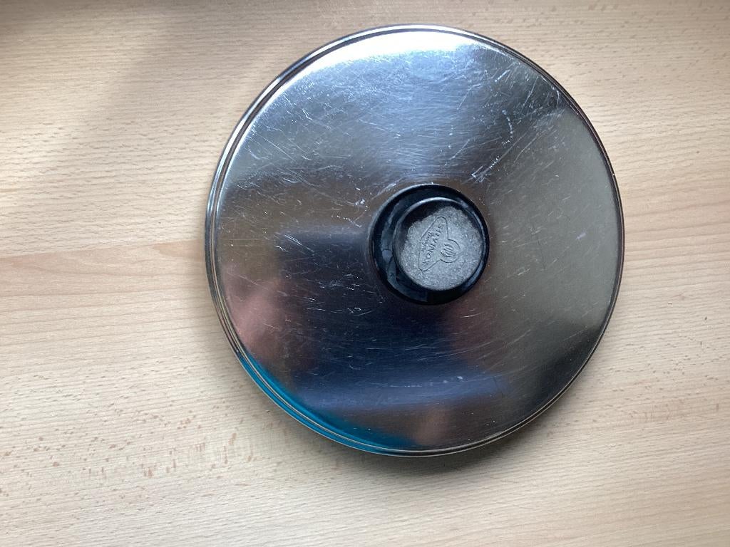 deksel kookpot Demeyere silvinox 24 cm, Huis en Inrichting, Ophalen of Verzenden, Gebruikt, Inox, Koekenpan of Braadpan