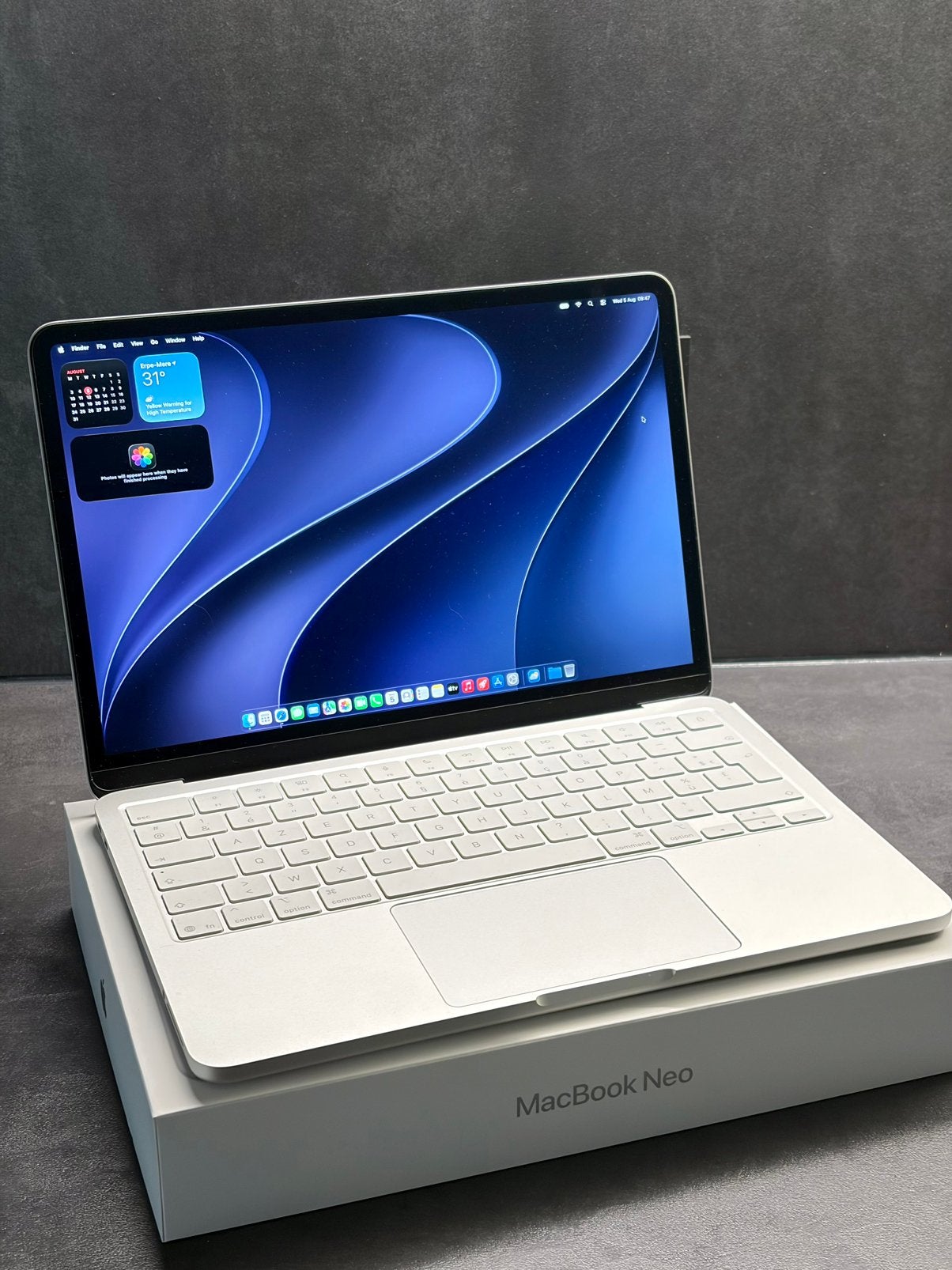 Macbook Neo Grijs 256GB/8GB, Computers en Software, Apple Macbooks, Zo goed als nieuw, MacBook, 13 inch, 4 Ghz of meer, 256 GB