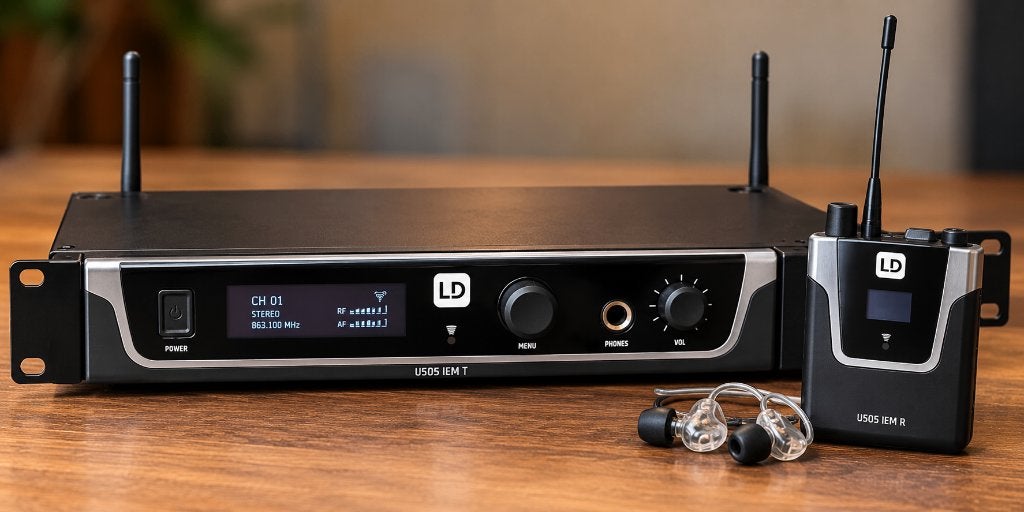 LD Systems U505 draadloze in-ear monitoring (6 beschikbaar), Muziek en Instrumenten, Ophalen of Verzenden, Gebruikt, Monitor(versterker)
