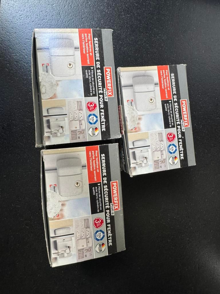 Serrures de sécurité pour fenêtres neuves 6 boîtes, Bricolage & Construction, Enlèvement, Neuf