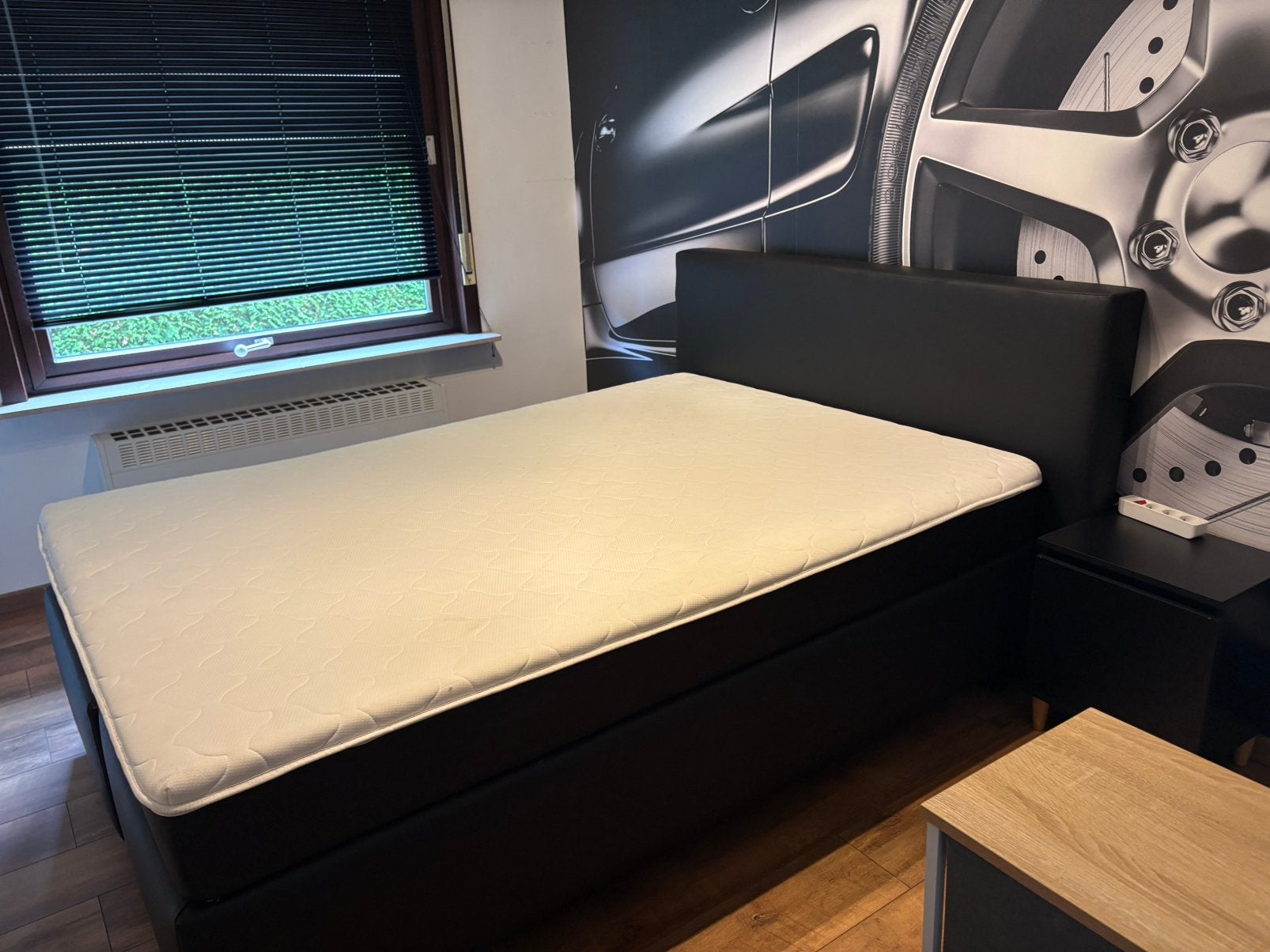 Boxspring 140cm op 200 cm, Maison & Meubles, Queen size, 140 cm, Enlèvement, Utilisé