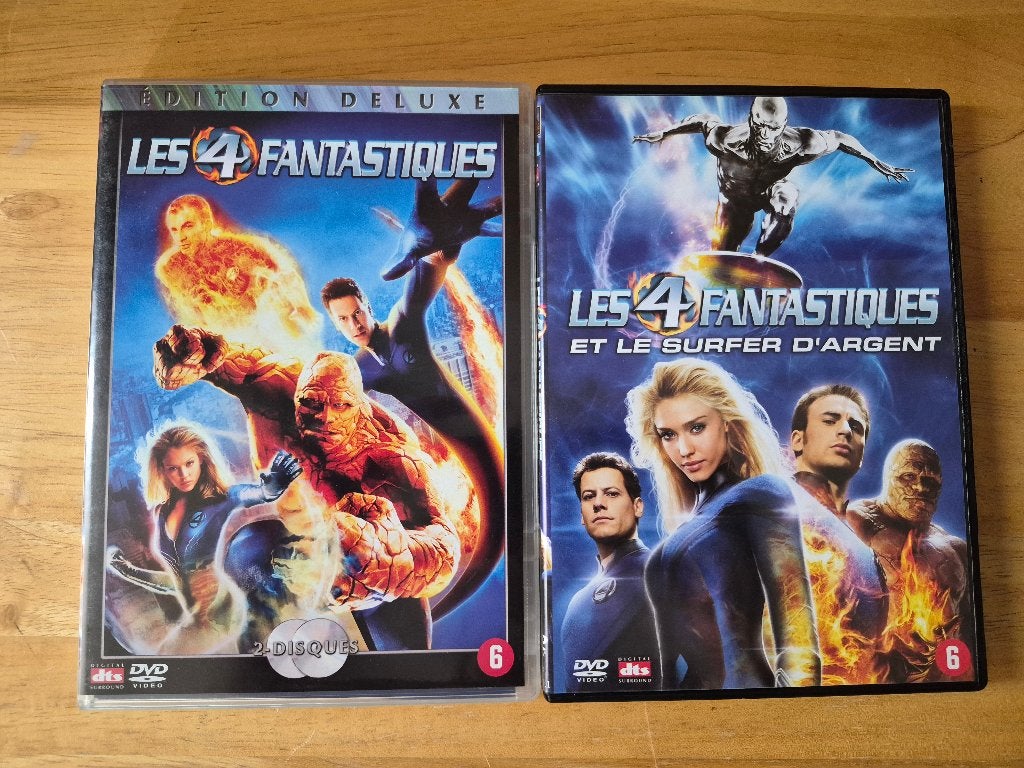 Lot DVD intégrale Les 4 Fantastiques, CD & DVD, À partir de 6 ans, Action, Matériel bonus, Enlèvement