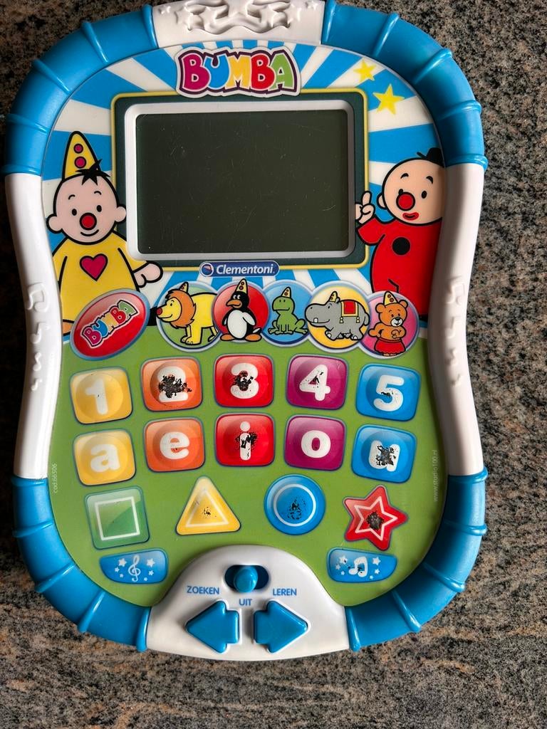 Clementoni Bumba - Pratende Tablet ABC/cijfers/kleuren, Kinderen en Baby's, Ophalen of Verzenden, Gebruikt