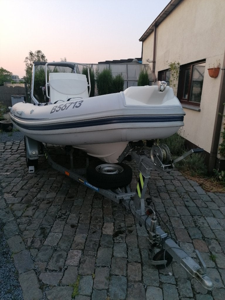 RIB ARIMAR, +MOTOR+ AANHANGWAGEN, en extra,s,NIEUW STAAT!, Watersport en Boten, Gebruikt, 5 m, 2 m, Zonnedek