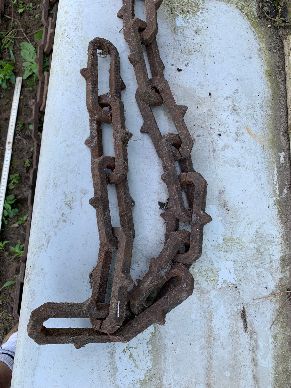 Zware ijzeren ketting,, Ophalen, Gebruikt