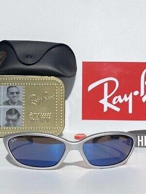Nieuwe Ray-Ban wrapped zonnebril RB4011 Glider blauw spiegel, Zonnebril, Nieuw, Ophalen of Verzenden, Ray-Ban